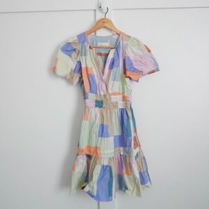 Anthropologie Somerset Short Sleeve Mini Dress